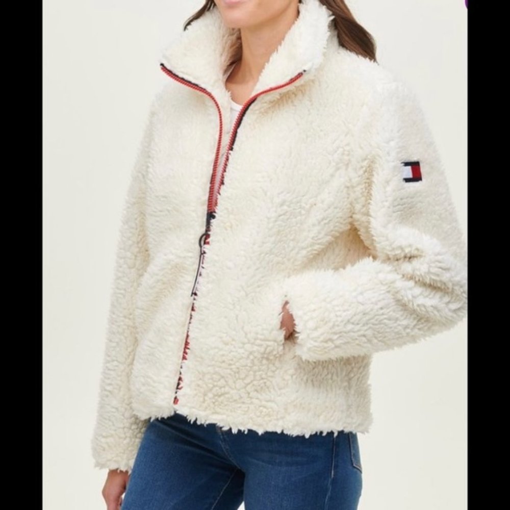 Tommy Hilfiger Sherpa Jacket Size Large NWT